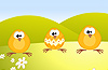 Skaczące kurczaki #2 - animowane kartki z logo dla firm